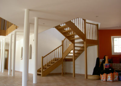 Escalier en bois