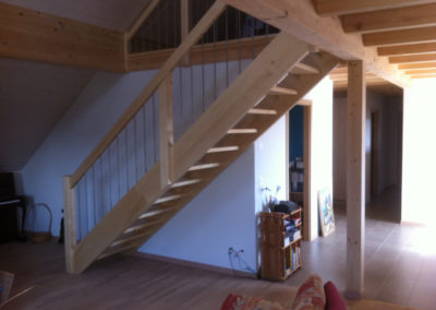 Escalier en bois