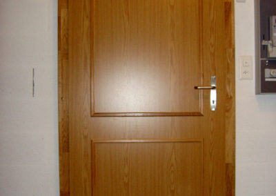 Porte palière bois